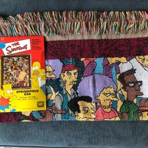 The Simpsons Woven Tapestry Throw